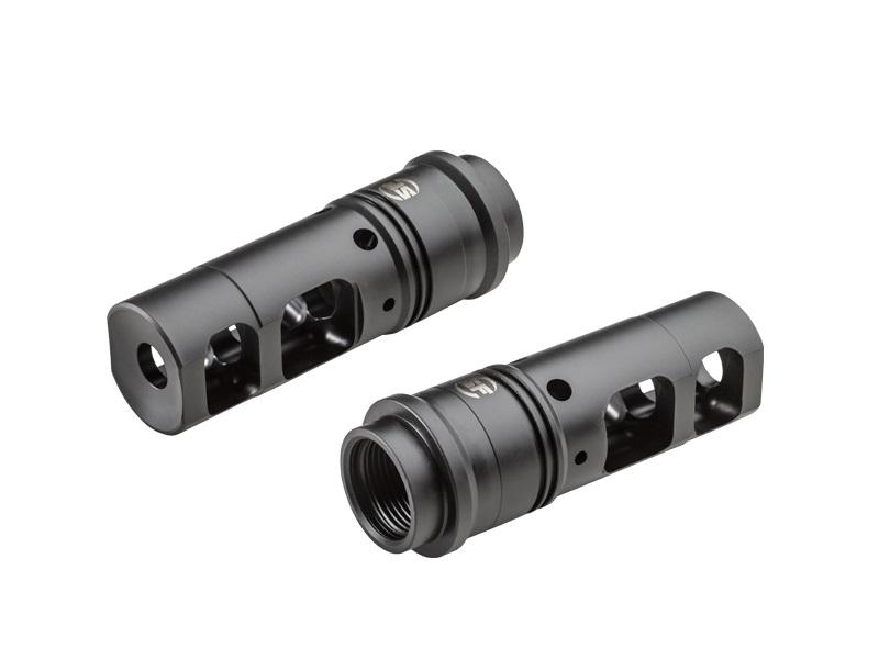 MUZZLE BRAKE QD 338LAP 5/8X24 | SFMB-338-5/8-24