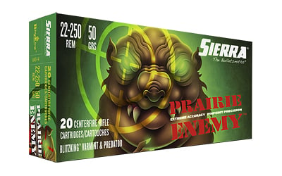 SIERRA PRAIRIE ENEMY 22250 REM 50GR BLITZKING 20RD 10BX/ | .22.250 REM | 604544665369