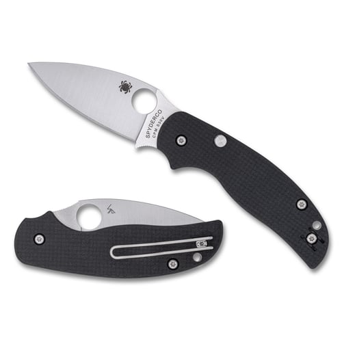 SPYDERCO SAGE 6 BUTTON CMP LCK BLK | 716104000500