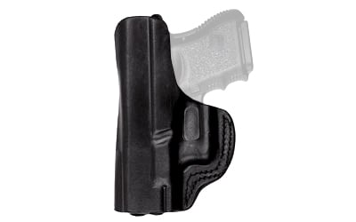 Tagua IPH1010 Inside The Pant  IWB Black Leather Belt Clip Fits S&W M&P Shield Right Hand