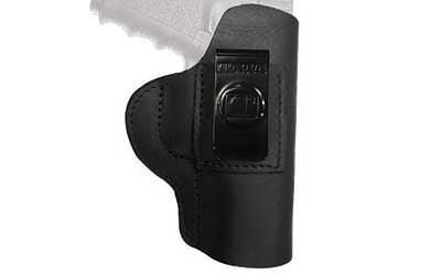 Tagua SOFT355 Soft  IWB Black Leather Belt Clip Fits Glock 43 Right Hand
