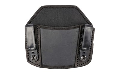 Tagua TWHSDCML The Weightless 4-in-1 IWB/OWB Black Ecoleather Belt Clip Fits Med/Lg Semi-Auto Right Hand