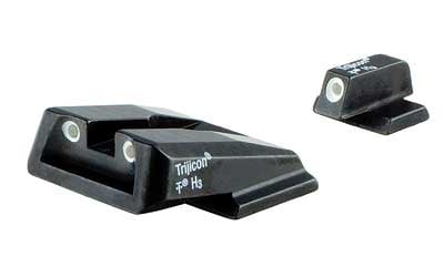 Trijicon 600714 Bright & Tough Night Sight Set 3-Dot Tritium Green with White Outline Front & Rear Black Frame for S&W M&P Shield