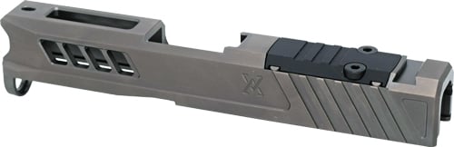 TRUE PRECISION SLIDE W/RMS CUT & PLATE STEALTH GREY FOR G43