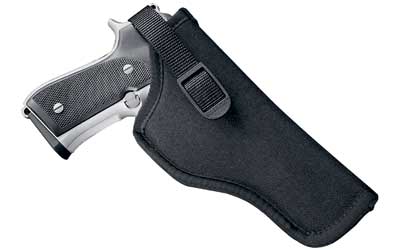 Uncle Mikes 81001 Sidekick Hip Holster OWB Size 0 Black Cordura Belt Loop Fits Sm/Med DA Revolver