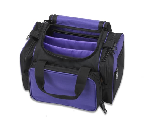 US PeaceKeeper P22204 Small Range Bag - Purple/Blk 14 x 8.5 x 8