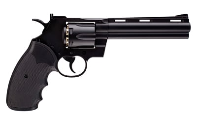 Umarex Colt Air Guns 2254040 Colt Python BB Gun Revolver CO2 177 BB 10rd Black Frame Black Polymer Grip