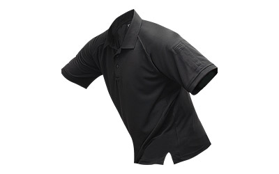 VERTX COLDBLACK S/S POLO BLK LRG