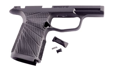 GRIP MOD WCP365 XL MAN SAF BLKGrip Module Black - WCP365 XL - Manual Safety - Wilson Combat has reengineered the SIG-SAUER P365/P365XL grip frame to optimize its practical shooting and concealed carry potential.  These all-new molded polymer grip modules will enhance yoaled carry potential.  These all-new molded polymer grip modules will enhance your grip and impur grip and imp