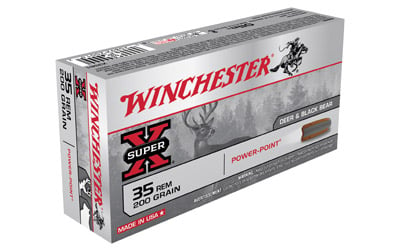 Winchester X35R1 Super-X Rifle Ammo 35 REM, Power-Point, 200 Grains