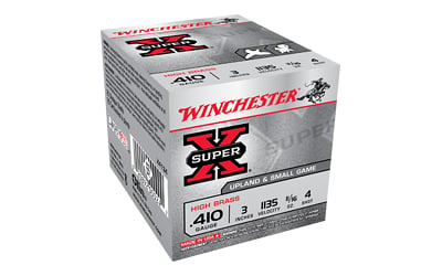 Winchester X4134 Super-X Shotshell 410 GA, 3 in, No. 4, 11/16oz, Max