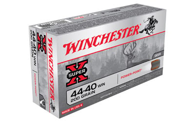 Winchester Ammo X4440 Super X  44-40 Win 200 gr Power Point 50 Per Box/ 10 Case