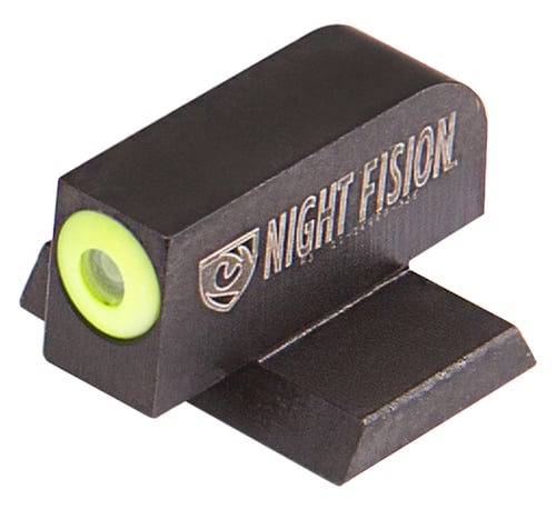 Night Fision CNK025001YGX Perfect Dot Tritium Night Sights For Canik  Black | Green Tritium Yellow Ring Front Sight