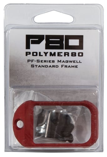 Polymer80 P80CPMWSRED PF-Series Magwell Glock 17 6061-T6 Aluminum Red Hardcoat Anodized