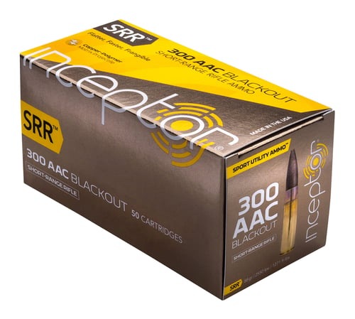 Inceptor Ammunition 300SRRBLK-50 Inceptor 300 AAC Blackout 88gr