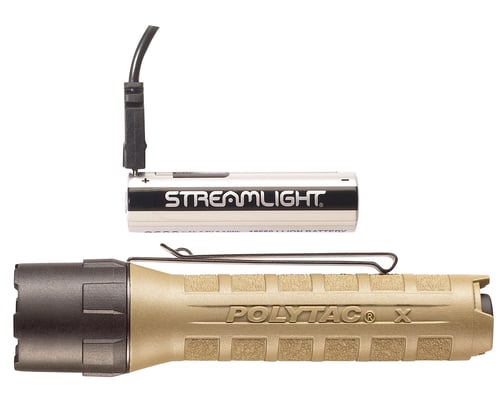 Streamlight 88612 PolyTac X USB  Coyote 35/260/600 Lumens White LED