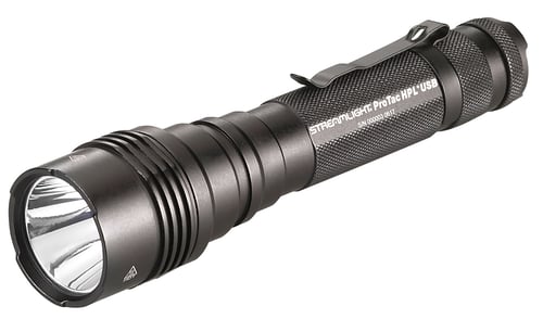 Streamlight 88076 ProTac HPL USB Black Anodized Aluminum White LED 65/400/1000 Lumens 374 Meters Range