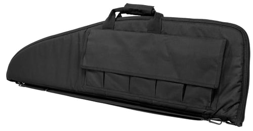 NcStar CV290740 VISM Rifle Case Black PVC Nylon with Foam Padding, Double Zippers, Carry Handle & ID Holder 40