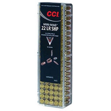 CCI 36CC Mini-Mag High Velocity 22 LR 40 gr Segmented Hollow Point 100 Per Box/ 50 Case