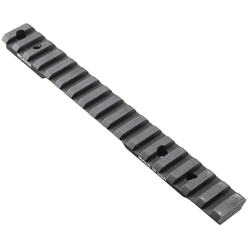 Weaver Mounts 99475 Multi-Slot Base  Extended Black Anodized Aluminum Fits Mossberg Patriot Short Action