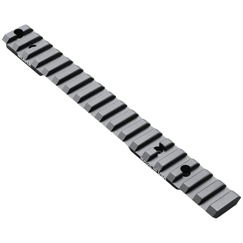 Weaver Mounts 99501 Multi-Slot Base  Extended Black Anodized Aluminum Fits Remington 700/Howa 1500 Long Action