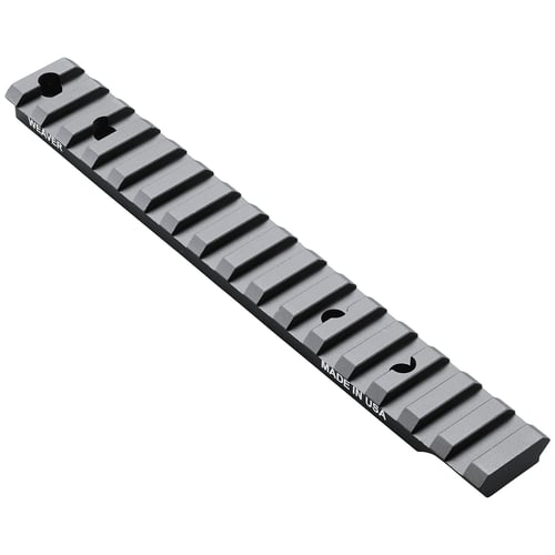 Weaver Mounts 99505 Multi-Slot Base  Extended Black Anodized Aluminum Fits Remington 783 Long Action
