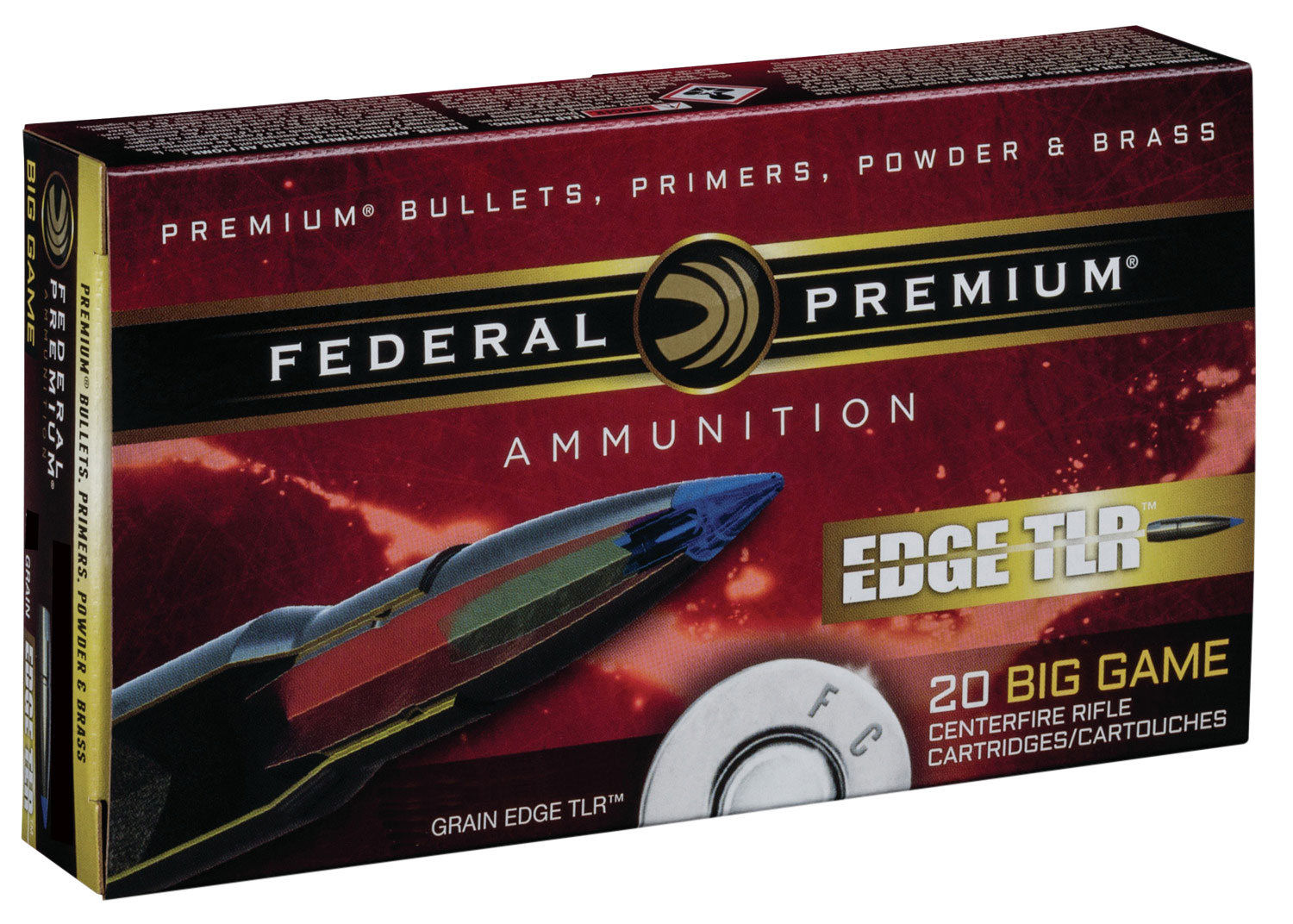 Federal P270ETLR1 Premium Edge TLR 
270 Winchester 140 GR Terminal Long Range (TLR) 20 Bx/ 10 Cs