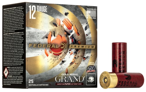 Federal GMT11775 Premium Gold Medal Paper 12 Gauge 2.75