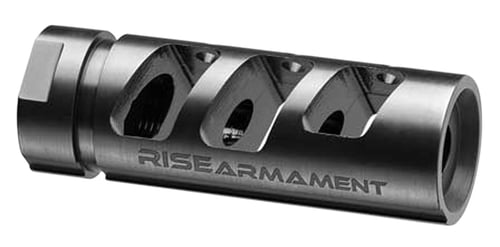 Rise Armament RA701223BLK RA-701 Compensator Black Nitride 416R Stainless Steel with 1/2