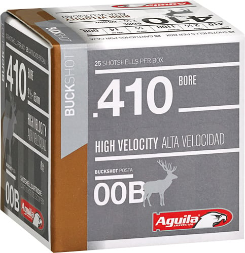 Aguila 1C4100BA Buckshot High Velocity 410 Gauge 2.50