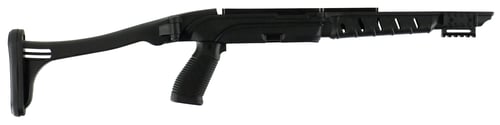 ProMag PM278 Tactical Folding Stock  Black Synthetic with Pistol Grip for Remington 597