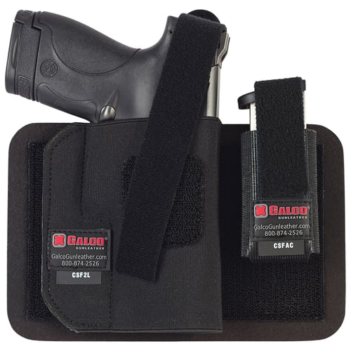Galco CSBK2L CarrySafe 2.0 Black Nylon Clip-On Fits FN 509 Fits Taurus G2C Fits Glock 17 Gen1-5 Right Hand