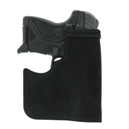 Galco PRO836B Pocket Protector  Black Leather Fits Ruger LCP II/LCP Max Ambidextrous