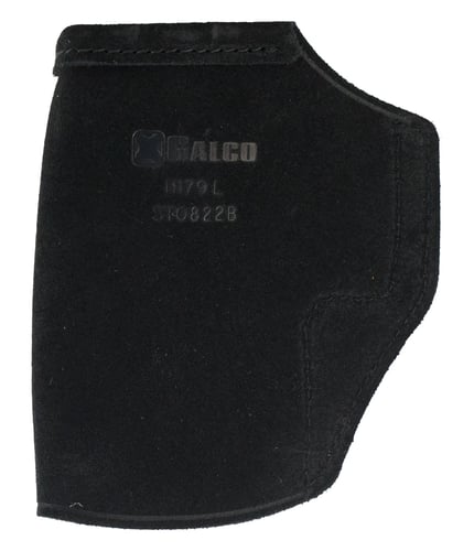 Galco STO836B Stow-N-Go  IWB Black Leather Belt Clip Fits Ruger LCP II/LCP Max Belt 1.75