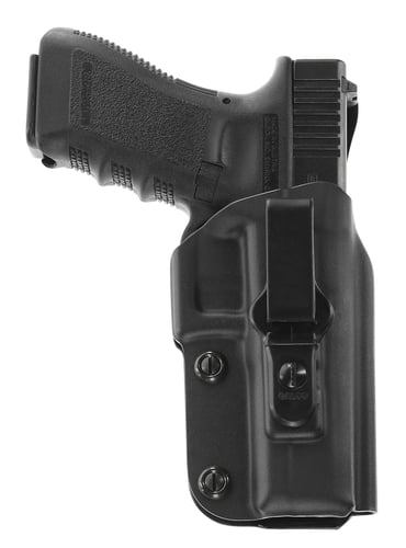 Galco TR652 Triton 2.0 OWB Black Leather UniClip/Stealth Clip Fits S&W M&P Shield Fits S&W M&P Shield 2.0 Right Hand