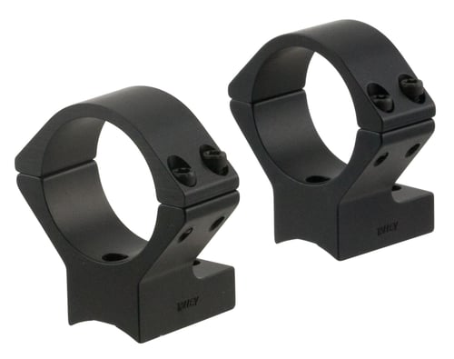 Talley 730734 Light Weight Ring/Base Combo Low Black Anodized Aluminum 30mm Tube Compatible w/Weatherby Vanguard Low Rings