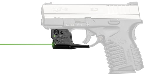 Viridian 920-0018 Reactor R5 Gen 2 Green Laser with 510-532nM Wavelength, ECR & 100 yds Day/2 mi Night Range Black Finish for Springfield XD-S Includes IWB Holster