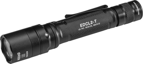 SureFire EDCL2T Everyday Carry Light 2  Black Anodized 5/1,200 Lumens White LED