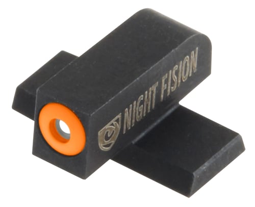 Night Fision SIG175001OGX Tritium Night Sights For Sig Sauer  Black | Green Tritium Orange Ring Front Sight