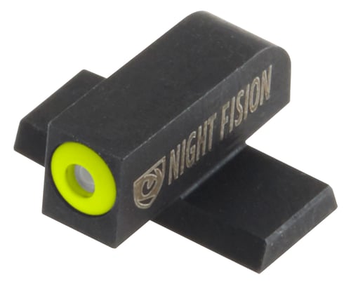 Night Fision SIG176003YGZ Night Sight Set Square Sig Sauer 40/45 Green Tritium w/Yellow Outline #6 Front Black #8 Rear Black