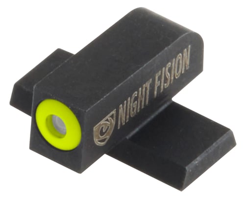 Night Fision SIG176007YGW Night Sight Set Square Front/U-Notch Rear Sig Sauer 40/45 Green Tritium w/Yellow Outline #6 Front Green Tritium w/White Outline #8 Rear Black