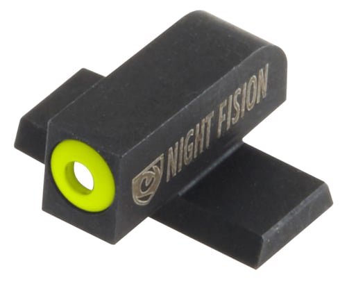 Night Fision SIG177003YGW Night Sight Set Square SIg Sauer 9mm/357 Green Tritium w/Yellow Outline #8 Front Green Tritium w/White Outline #8 Rear