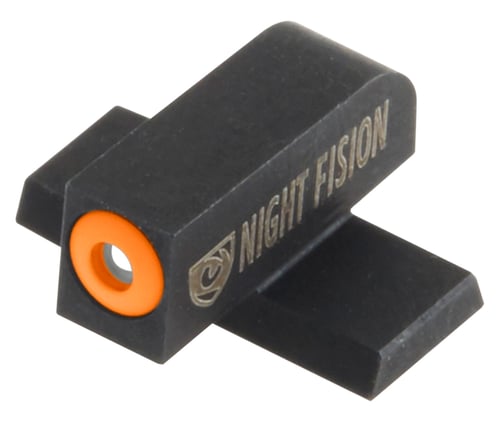 Night Fision SIG177003OGZ Night Sight Set Square SIg Sauer 9mm/357 Green Tritium w/Orange Outline #8 Front Black #8 Rear
