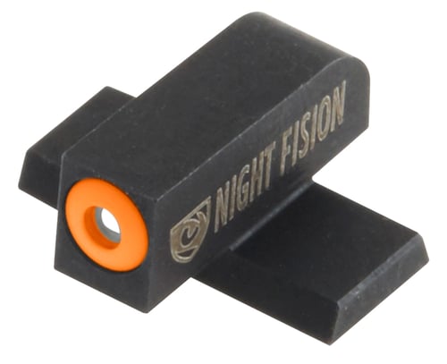 Night Fision SIG177007OGZ Night Sight Set Square Front/U-Notch Rear SIg Sauer 9mm/357 Green Tritium w/Orange Outline #8 Front Black #8 Rear