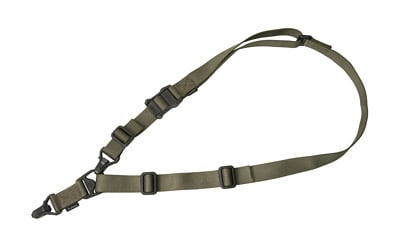 Magpul MAG514-RGR MS3 Gen2 Sling made of Nylon Webbing with Ranger Green Finish, Adjustable One-Two Point Design & Polymer Hardware for Rifles