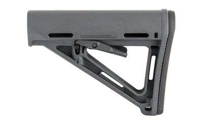 Magpul MAG400-GRY MOE Carbine Stock Stealth Gray Synthetic for AR-15, M16, M4 with Mil-Spec Tube (Tube Not Included)