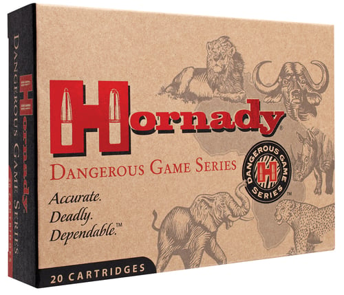 Hornady 82682 Dangerous Game  500-416 Nitro Express 400 gr Dangerous Game Solid 20 Per Box/ 6 Case