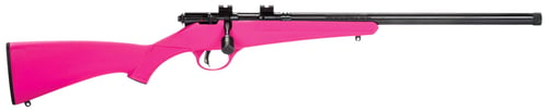 Savage 13835 Rascal Fv-Sr Pink Bolt Action Rifle 22 Lr , 16 1/8