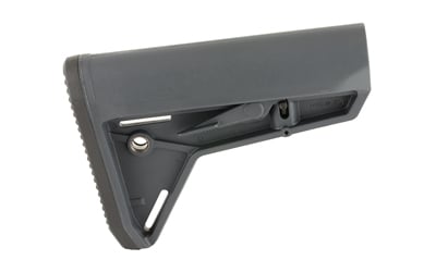 Magpul MAG347-GRY MOE SL Carbine Stock Stealth Gray Synthetic for AR-15, M16, M4 with Mil-Spec Tube (Tube Not Included)