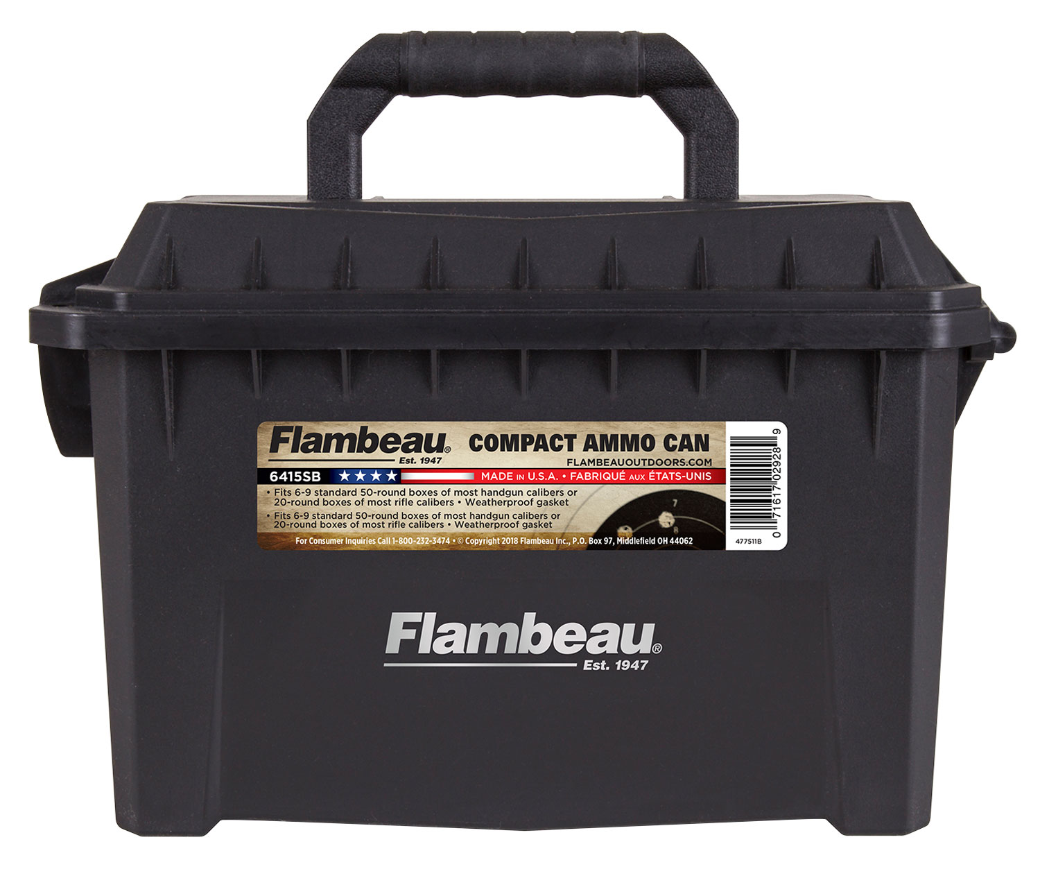 Flambeau 6415SB Compact  223 Rem/5.56x45mm NATO 20rd Boxes Black